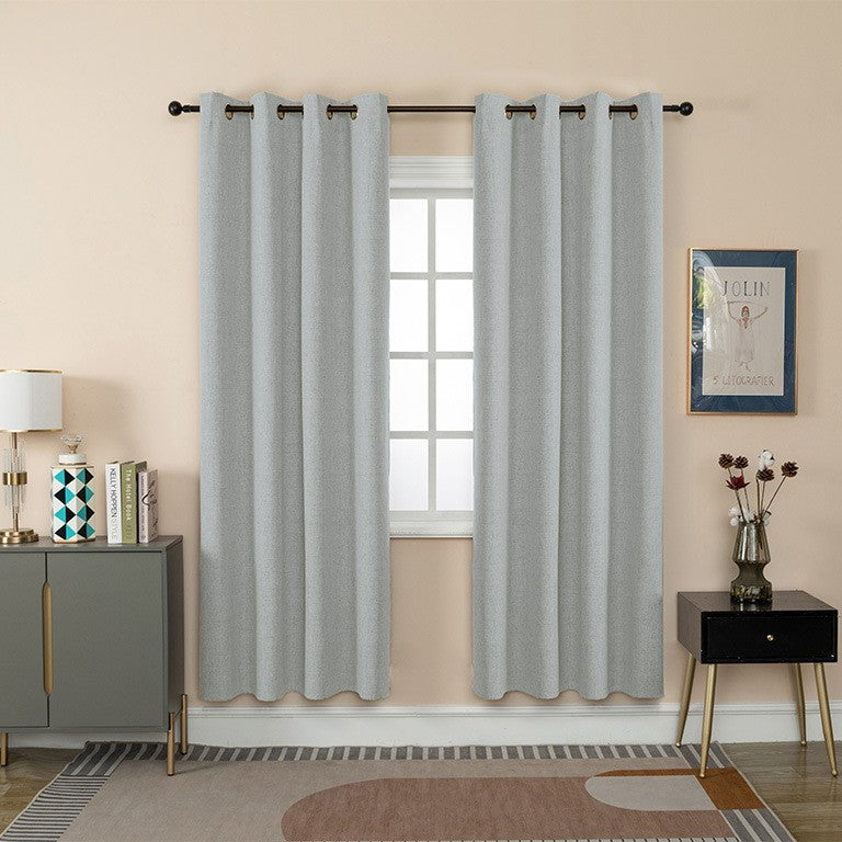 Polyester Blackout Curtain for Bedroom and Hotel