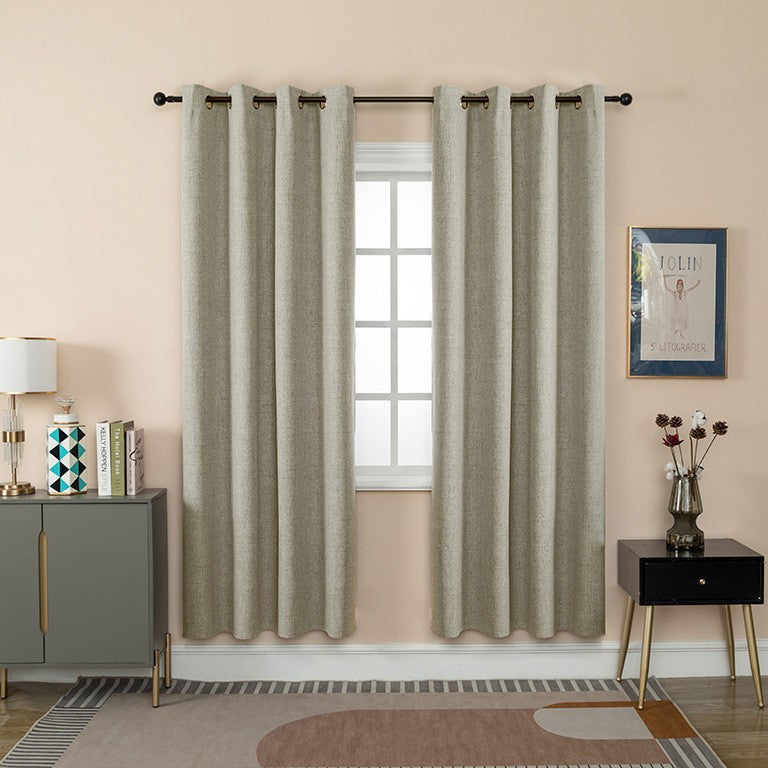 Polyester Blackout Curtain for Bedroom and Hotel
